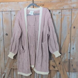 Fantastic Fawn Adorable Cardigan Size Medium.  Nwot